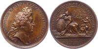 Frankreich Bronzemedaille Ludwig XIV. 1643-1715. -