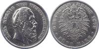 Württemberg 5 Mark Karl 1864-1891. -