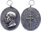 Russland Tragbare Silbermedaille Nikolaus I. 1825-1855. -