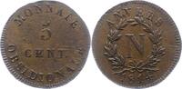 Frankreich 5 Centimes / Decime Napoleon I. 1804-1814, 1815. -