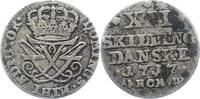 Norwegen 12 Skilling Friedrich IV. 1699-1730. -