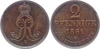 Braunschweig-Calenberg-Hannover 2 Pfennig Georg V. 1851-1866. -