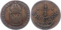 Haus Habsburg 1/4 Kreuzer 1816 S Franz II.(I.) 1792-1835. Fast sehr schön 75.30 元 含税 ＋  50.20 元 运费