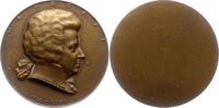 Personenmedaillen Einseitige Bronzemedaille Mozart, Wolfgang Amadeus * 27.1.1756 in Salzburg, + 5.12.1791 Wien, Komponist. -