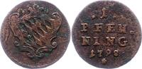Bayern Pfennig Karl Theodor 1777-1799. -