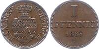 Sachsen-Altenburg Pfennig Ernst 1853-1908. -