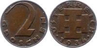 Österreich 2 Groschen Erste Republik 1918-1938. -