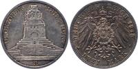 Sachsen 3 Mark Friedrich August III. 1904-1918. -