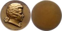 Personenmedaillen Einseitige Bronzemedaille Mozart, Wolfgang Amadeus * 27.1.1756 in Salzburg, + 5.12.1791 Wien, Komponist. -