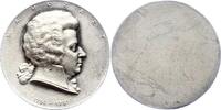 Personenmedaillen Einseitige Silbermedaille Mozart, Wolfgang Amadeus * 27.1.1756 in Salzburg, + 5.12.1791 Wien, Komponist. -