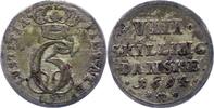 Dänemark 8 Schilling Christian V. 1670-1699. -