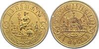Russland Vergoldete Bronzemedaille Alexander III. 1881-1894. -