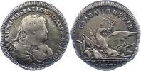 Russland Silbermedaille Anna Ivanovna 1730-1740. -