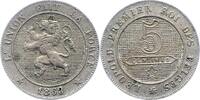 Belgien-Königreich 5 Centimes Leopold I. 1830-1865. -