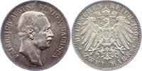 Sachsen 2 Mark Friedrich August III. 1904-1918. -