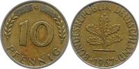 Münzen der Bundesrepublik Deutschland 10 Pfennig Mark 1945-2001. -