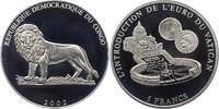 Kongo-Republik 5 Francs 2002 Prägefrisch 150.61 元 含税 ＋  50.20 元 运费