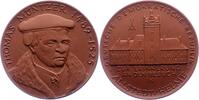 Personenmedaillen Porzellanmedaille Müntzer, Thomas *1490 Stolberg, +1525 Mühlhausen. -