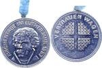 Reformation Tragbare Aluminiummedaille 500. Geburtstag von Martin Luther 1983. -
