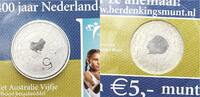 Niederlande-Königreich 5 Euro Beatrix 1980-2013. -