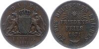 Baden-Durlach Gedenkkreuzer Friedrich I. 1852-1907. -