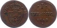 Hessen-Darmstadt Pfennig 1819 Ludwig I. 1806-1830. Winz. Kratzer, sehr s... 75.30 元 含税 ＋  50.20 元 运费