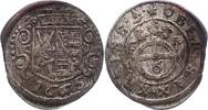 Sachsen-Albertinische Linie 6 Pfennig Johann Georg II. 1656-1680. -