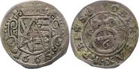 Sachsen-Albertinische Linie 6 Pfennig Johann Georg II. 1656-1680. -