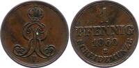 Braunschweig-Calenberg-Hannover Pfennig Georg V. 1851-1866. -