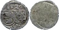 Öttingen Einseitiger Pfennig Wolfgang, Martin und Ludwig XIV. 1520-1529. -