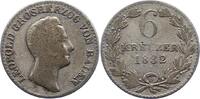 Baden-Durlach 6 Kreuzer Leopold 1830-1852. -