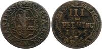 Mecklenburg-Wismar, Stadt 3 Pfennig -