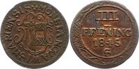 Mecklenburg-Wismar, Stadt 3 Pfennig -