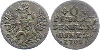 Brandenburg-Preußen 6 Pfennig Friedrich I. 1701-1713. -