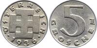 Österreich 5 Groschen Erste Republik 1918-1938. -