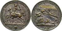 Brandenburg-Preußen Bronzegussmedaille Friedrich II. 1740-1786. -