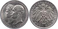 Mecklenburg-Schwerin 2 Mark Friedrich Franz IV. 1897-1918. -