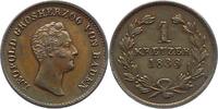 Baden-Durlach Kreuzer Leopold 1830-1852. -