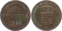 Sachsen-Meiningen Pfennig 1868 Georg II. 1866-1914. Sehr schön 67.00 元 含税 ＋  50.25 元 运费