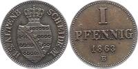 Sachsen-Altenburg Pfennig Ernst 1853-1908. -
