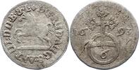 Braunschweig-Wolfenbüttel 6 Pfennig Rudolf August und Anton Ulrich 1685-1704. -