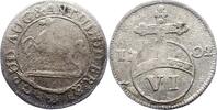 Braunschweig-Wolfenbüttel 6 Pfennig Rudolf August und Anton Ulrich 1685-1704. -