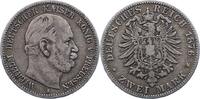 Preußen 2 Mark 1876 A Wilhelm I. 1861-1888. Schöne Patina. Schön - sehr ... 167.49 元 含税 ＋  50.25 元 运费