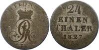 Braunschweig-Calenberg-Hannover 1/24 Taler Georg IV. 1820-1830. -
