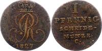 Braunschweig-Calenberg-Hannover 1 Pfennig Georg IV. 1820-1830. -
