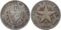Cuba 20 Centavos Republik 1902-1962. -