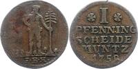 Braunschweig-Wolfenbüttel Pfennig Karl I. 1735-1780. -