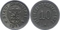 Darmstadt, Hessen 10 Pfennig Zink Stadt. -