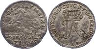Braunschweig-Wolfenbüttel 4 Mariengroschen Feinsilber Ferdinand Albrecht II. 1735. -