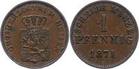 Hessen-Darmstadt Pfennig Ludwig III. 1848-1877. -